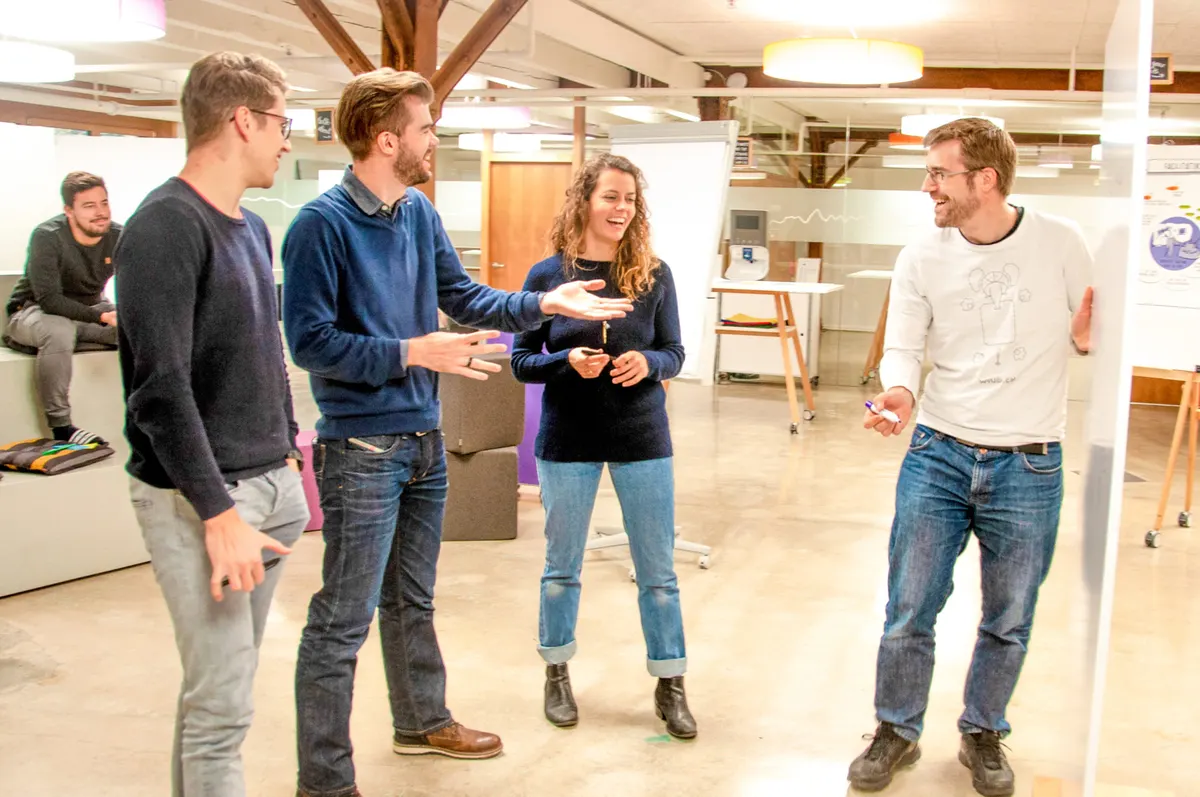 creaholic innovation training people laughing