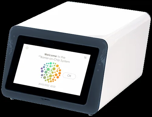The instrument that drives the breathing motion, with its own interface