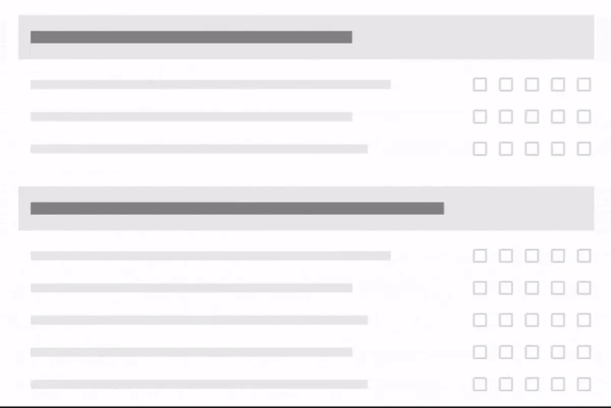 The survey it replaced - a questionnaire long enough to exhaust anyone